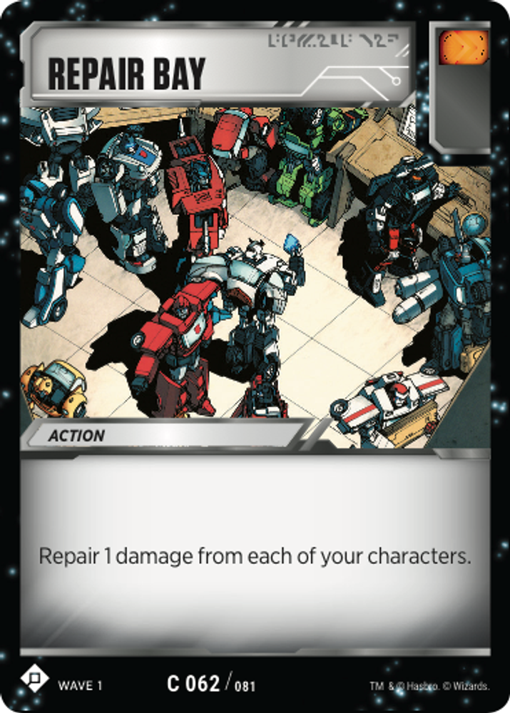 Repair Bay, Standard, front