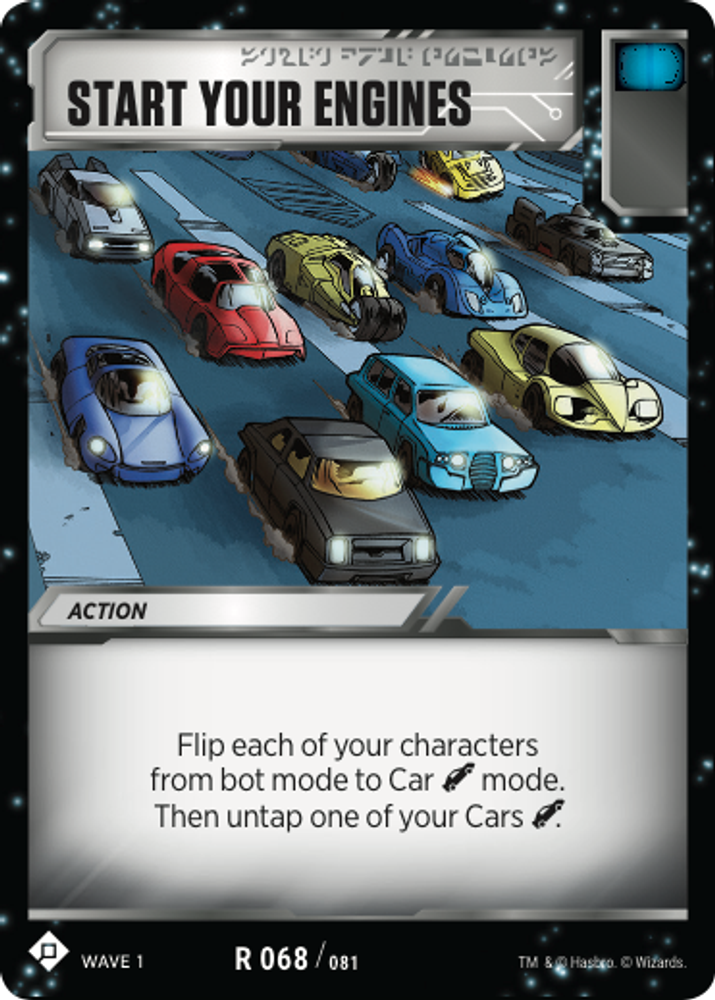 Start Your Engines, Standard, front