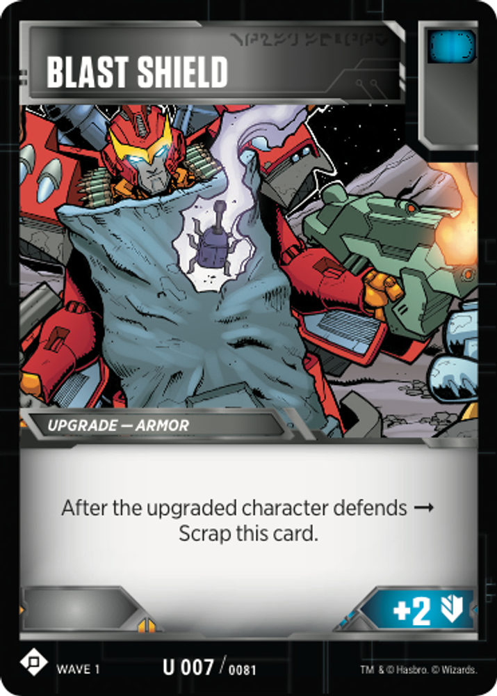 Blast Shield, Standard, front
