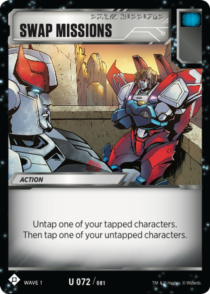 Swap Missions, Standard, front