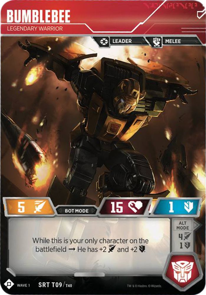 Bumblebee - Legendary Warrior, Foil, front