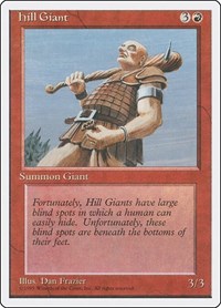 Hill Giant, Fourth Edition