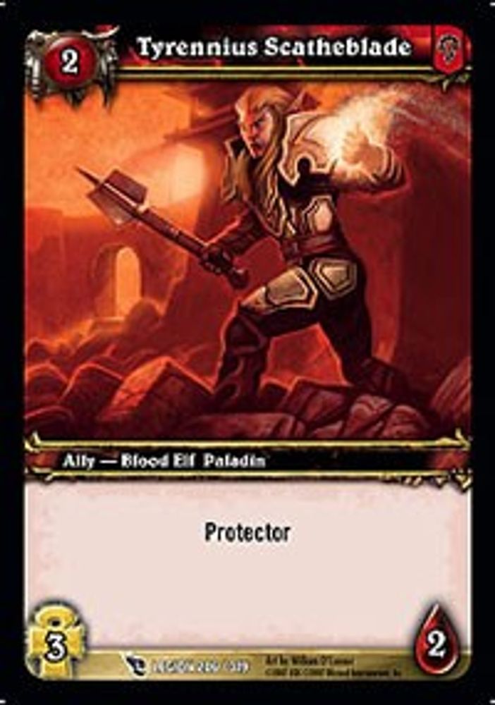 Tyrennius Scatheblade, Standard, front