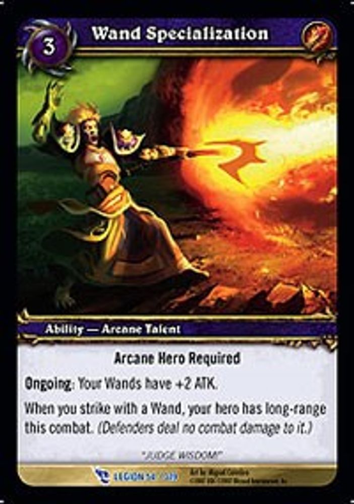 Wand Specialization, Standard, front