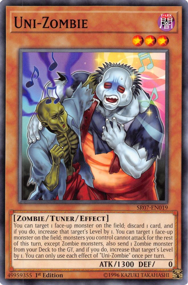 Uni-Zombie, 1st-edition, front