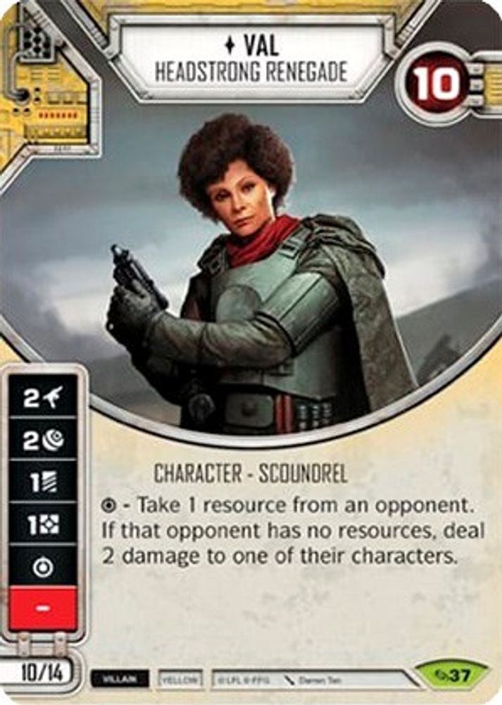 Val - Headstrong Renegade (Card Only), Standard, front