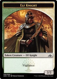 Elf Knight // Saproling Double-Sided Token, Guilds of Ravnica: Guild Kits