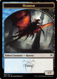 Horror // Copy Double-Sided Token, Guilds of Ravnica: Guild Kits