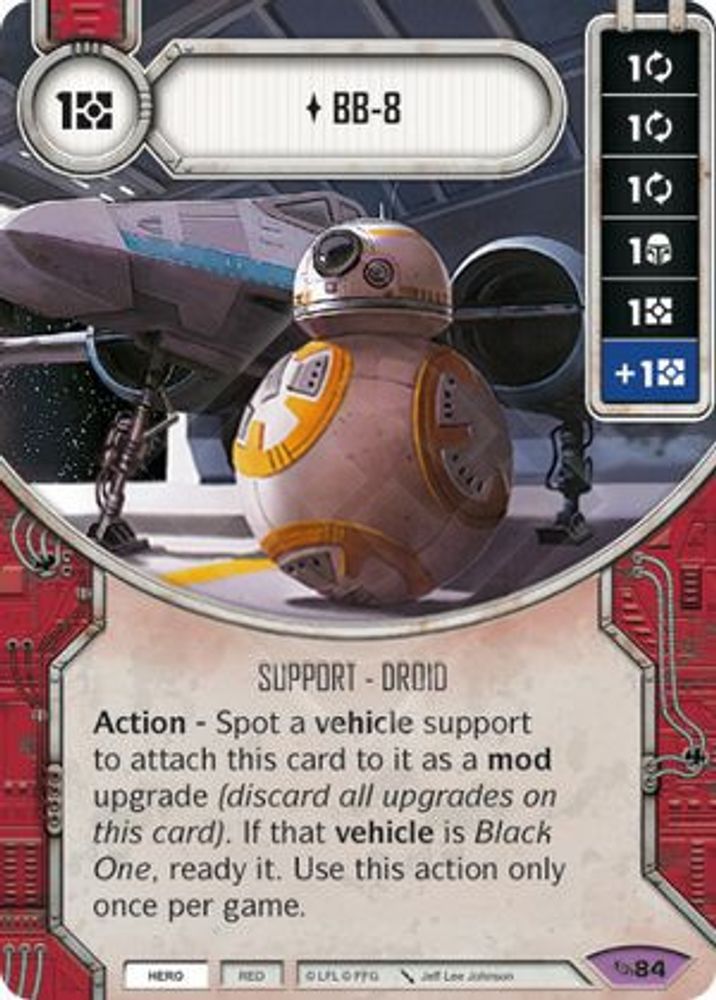 BB-8 (Card Only), Standard, front