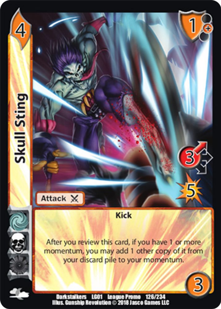 Skull Sting, Standard, front