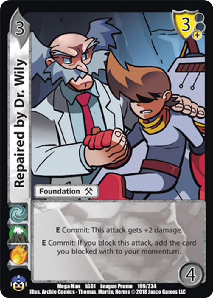 Repaired by Dr. Wily, Standard, front