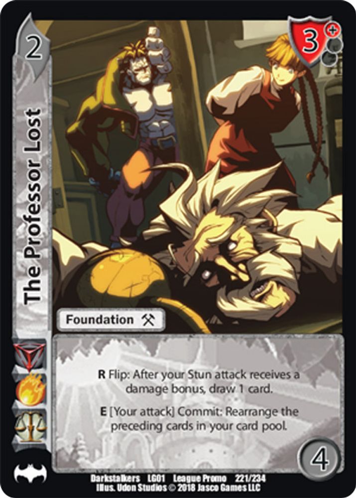 The Professor Lost, Standard, front