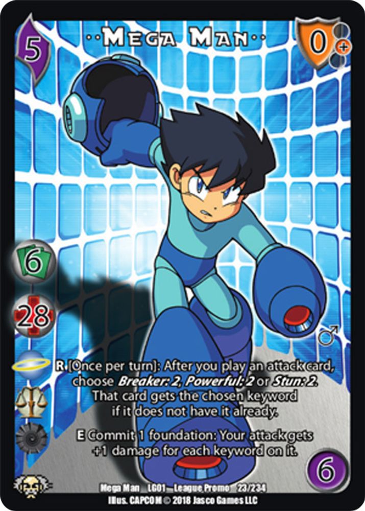 Mega Man**, Standard, front