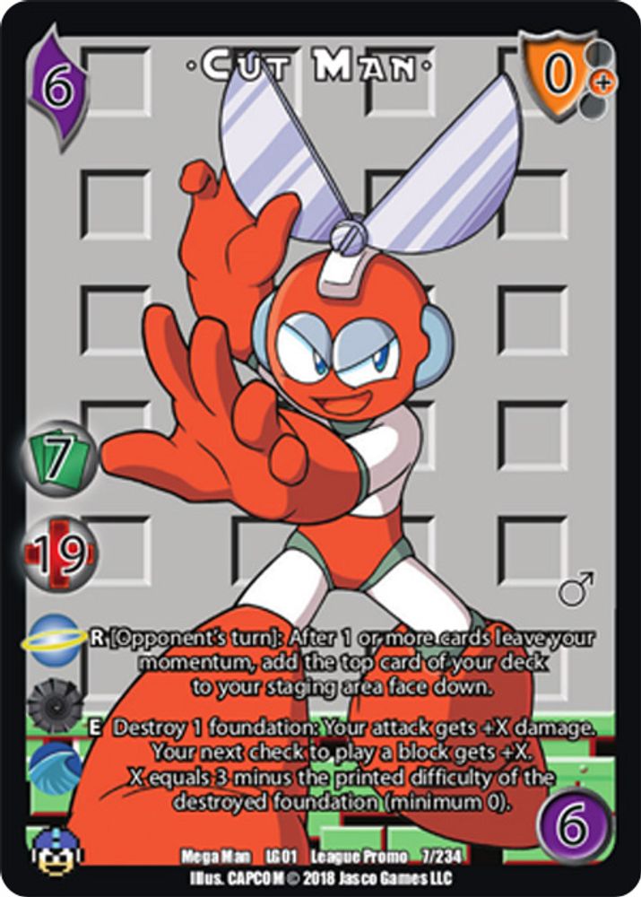 Cut Man*, Foil, front