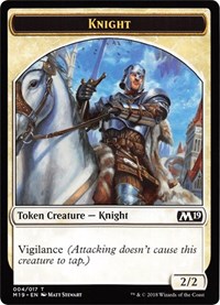 Knight // Zombie Double-Sided Token (Game Night), Core Set 2019