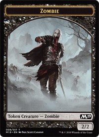 Zombie // Thopter Double-Sided Token (Game Night), Core Set 2019