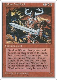 Keldon Warlord, Fourth Edition