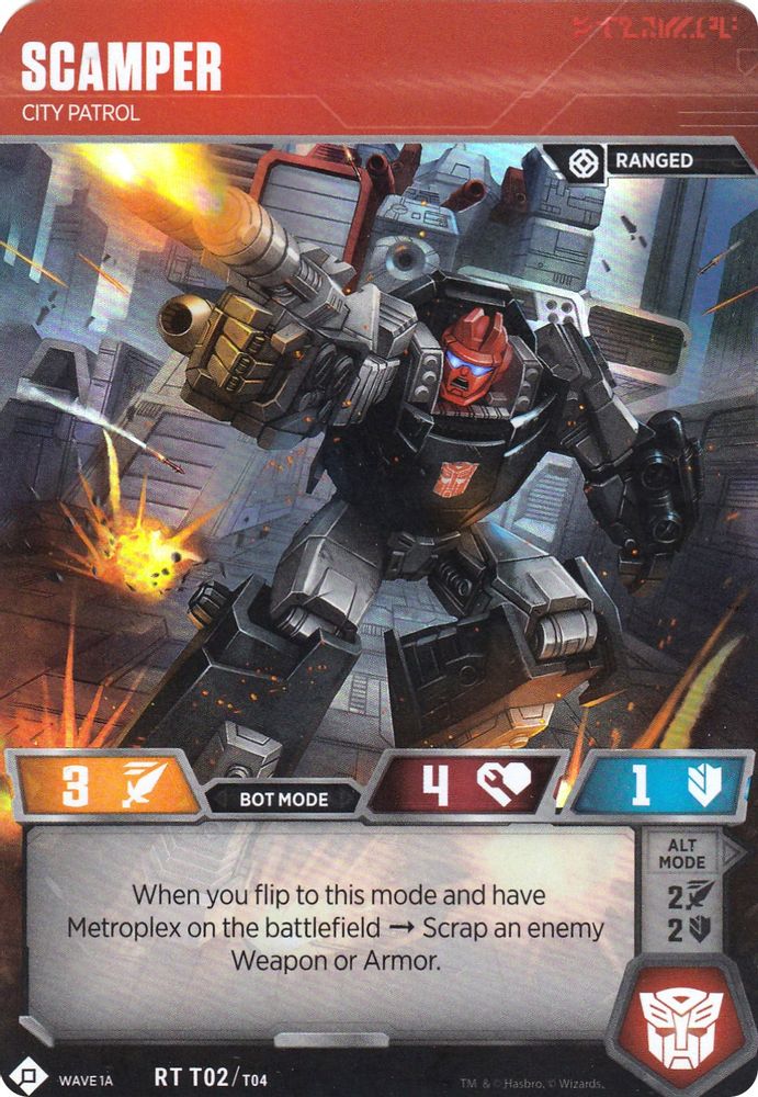 Scamper - City Patrol (Wave 1A - Metroplex), Standard, front