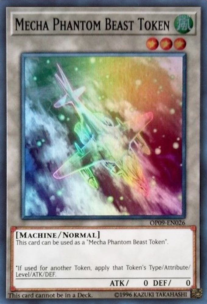 Token: Mecha Phantom Beast (B) - "Harrliard", Unlimited, front