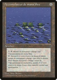 Blue Mana Battery (French) - "Accumulateur de mana bleu", Renaissance