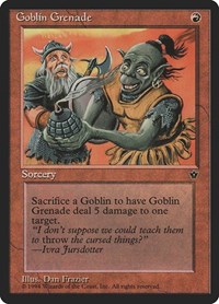 Goblin Grenade (Frazier), Fallen Empires