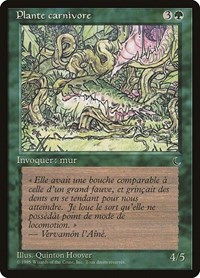 Carnivorous Plant (French) - "Plante carnivore", Renaissance