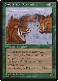Durkwood Boars (French) - "Sangliers de Boissambre", Renaissance
