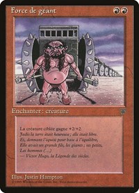 Giant Strength (French) - "Force de geant", Renaissance