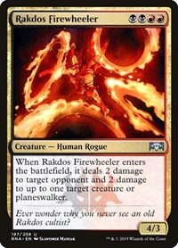Rakdos Firewheeler, Ravnica Allegiance