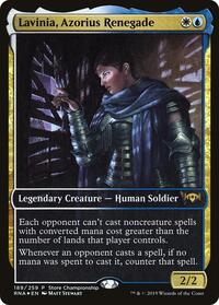 Lavinia, Azorius Renegade, Game Day & Store Championship Promos