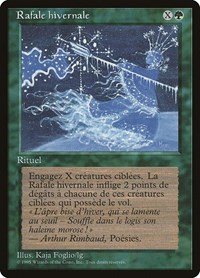 Winter Blast (French) - "Rafale hivernale", Renaissance