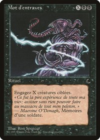 Word of Binding (French) - "Mot d'entraves", Renaissance