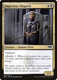 Imperious Oligarch, Ravnica Allegiance