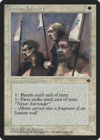 Icatian Infantry (Tucker), Fallen Empires