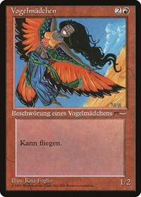Bird Maiden (German) - "Vogelmadchen", Renaissance
