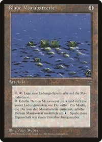 Blue Mana Battery (German) - "Blaue Manabatterie", Renaissance