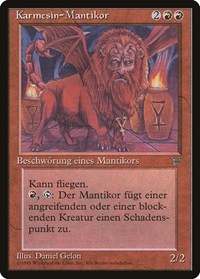 Crimson Manticore (German) - "Karmesin-Mantikor", Renaissance