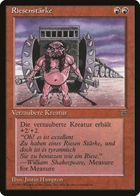 Giant Strength (German) - "Riesenstarke", Renaissance