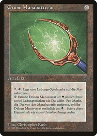 Green Mana Battery (German) - "GruneManabatterie", Renaissance