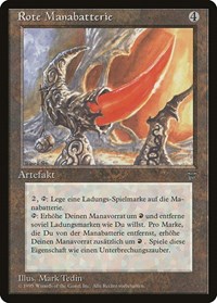 Red Mana Battery (German) - "Rote Manabatterie", Renaissance