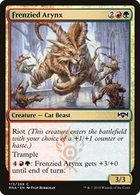 Frenzied Arynx, Ravnica Allegiance