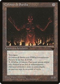 Colossus of Sardia (Italian) - "Colosso di Sardia", Renaissance