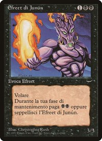 Junun Efreet (Italian) - "Efreet di Junun", Renaissance