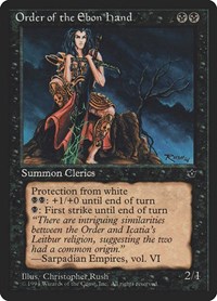 Order of the Ebon Hand (Rush), Fallen Empires