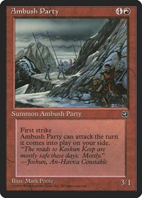 Ambush Party [Version 2], Homelands