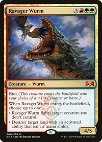 Ravager Wurm, Ravnica Allegiance