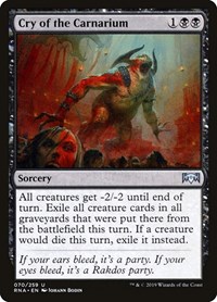 Cry of the Carnarium, Ravnica Allegiance