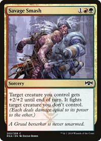 Savage Smash, Ravnica Allegiance