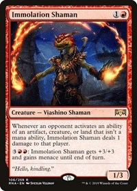 Immolation Shaman, Ravnica Allegiance
