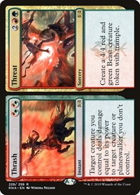 Thrash // Threat, Ravnica Allegiance